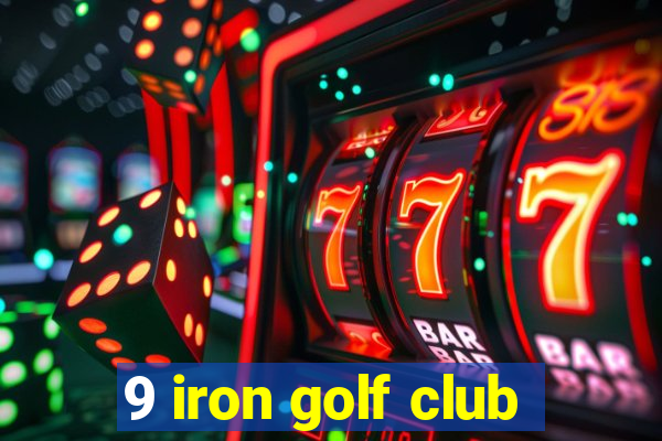 9 iron golf club