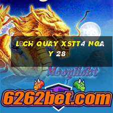 Lịch quay XSTT4 ngày 28