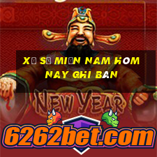 xổ số miền nam hôm nay ghi bàn