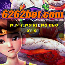 Nền tảng riêng cho xổ số