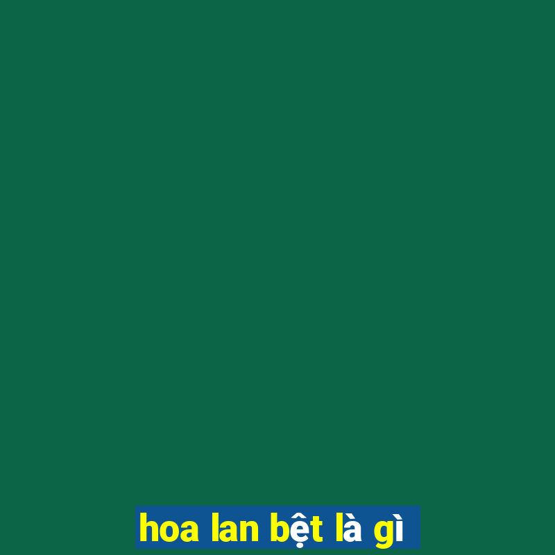 hoa lan bệt là gì