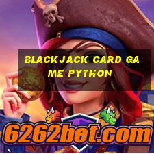 blackjack card game python