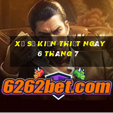 xổ số kiến thiết ngày 6 tháng 7