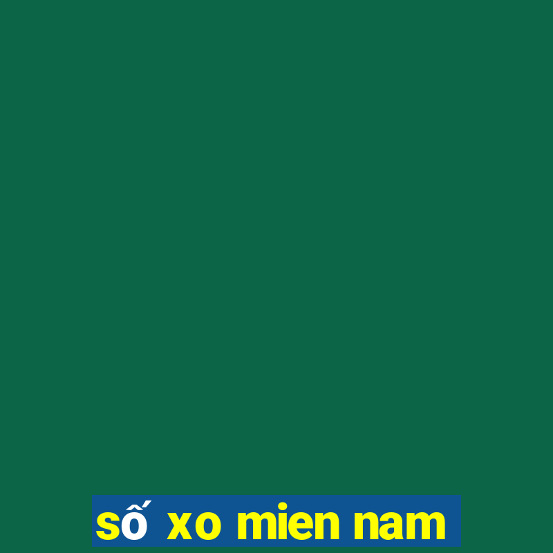 số xo mien nam