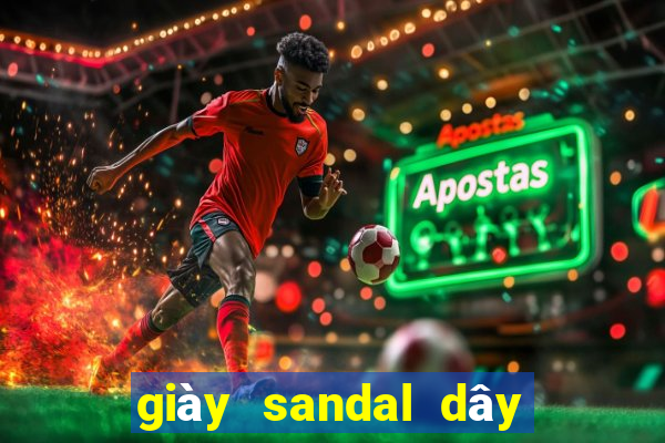 giày sandal dây nữ đế bệt