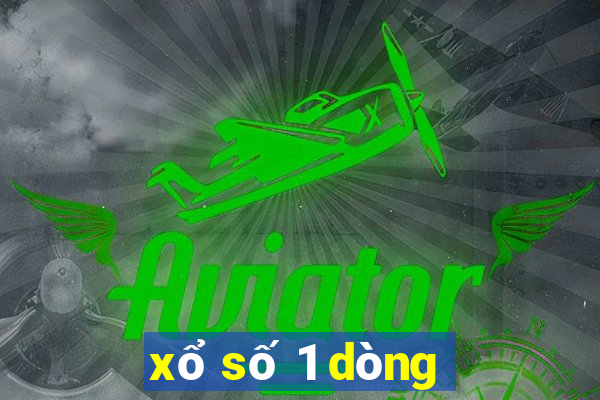 xổ số 1 dòng