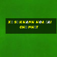 xổ số khánh hòa đài chủ nhật