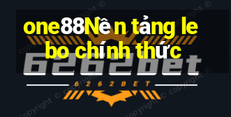 one88Nền tảng lebo chính thức