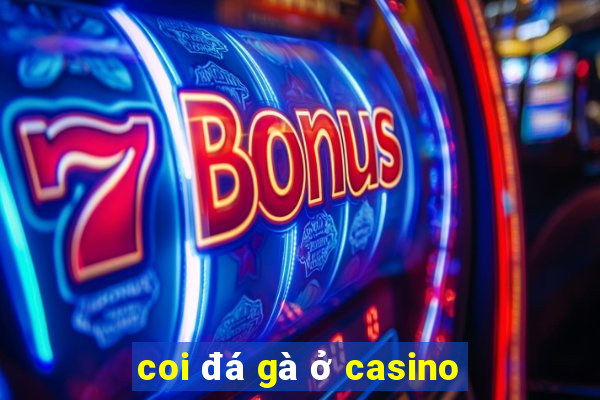 coi đá gà ở casino