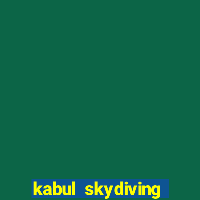 kabul skydiving club shirt