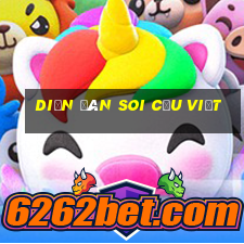 diễn đàn soi cầu việt