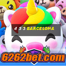 4 3 3 barcelona