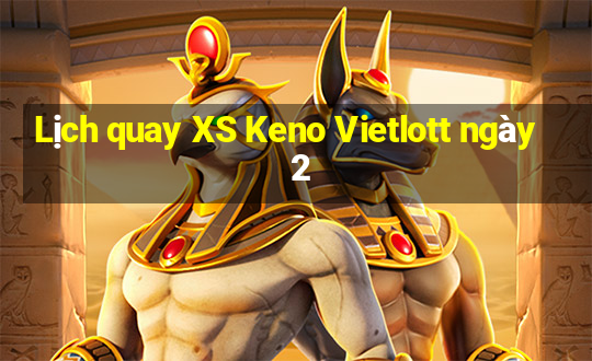 Lịch quay XS Keno Vietlott ngày 2