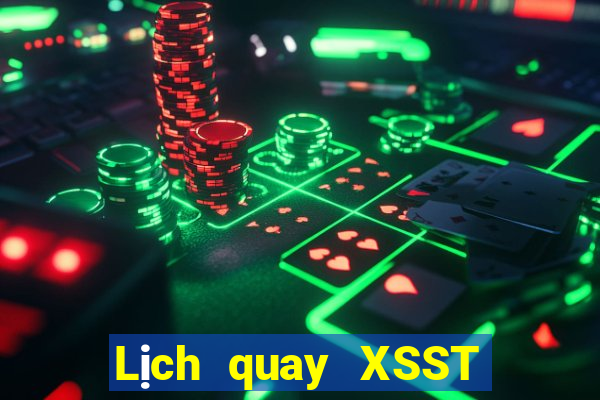 Lịch quay XSST hôm nay