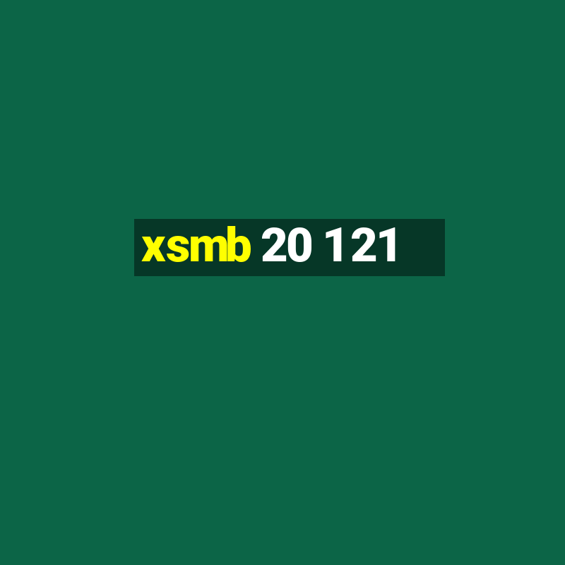 xsmb 20 1 21