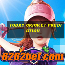 today cricket prediction