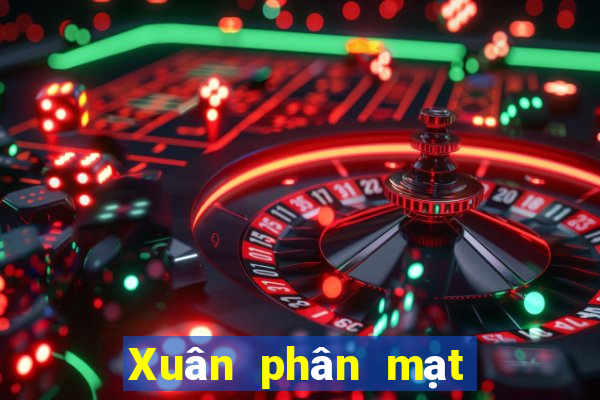 Xuân phân mạt chược ghép ba tấm