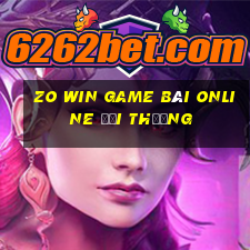 Zo Win Game Bài Online Đổi Thưởng