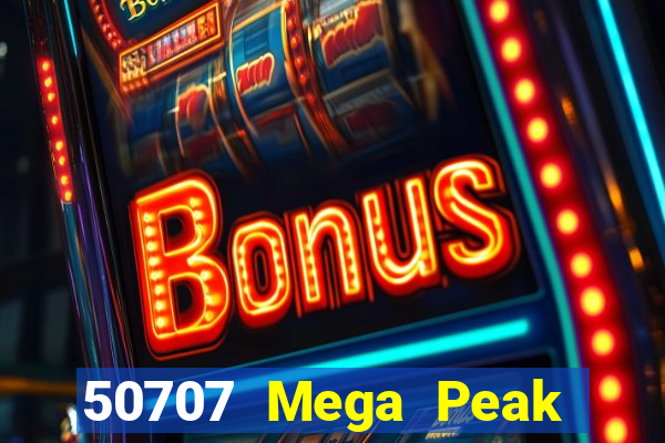 50707 Mega Peak Xổ số hạ cánh