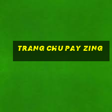 trang chu pay zing