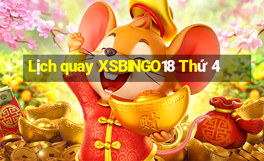 Lịch quay XSBINGO18 Thứ 4