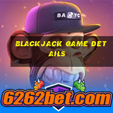 blackjack game details