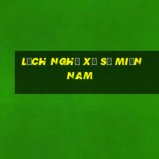 lịch nghỉ xổ số miền nam