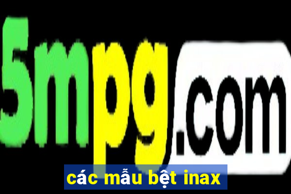 các mẫu bệt inax