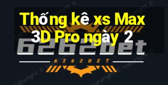 Thống kê xs Max3D Pro ngày 2