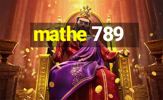 mathe 789