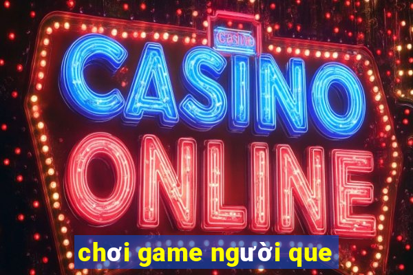 chơi game người que