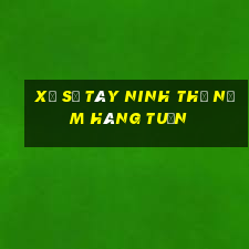 xổ số tây ninh thứ năm hàng tuần