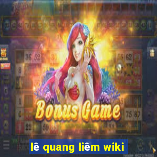 lê quang liêm wiki