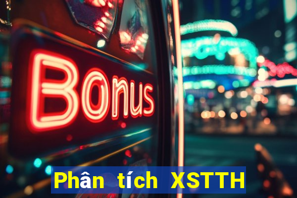 Phân tích XSTTH ngày thứ năm