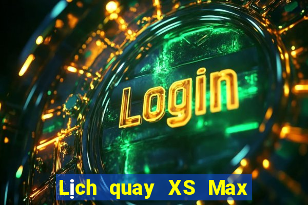 Lịch quay XS Max 3D ngày 12