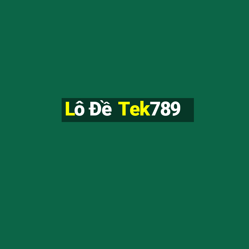 Lô Đề Tek789