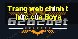 Trang web chính thức của Boya