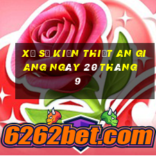 xổ số kiến thiết an giang ngày 20 tháng 9