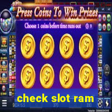 check slot ram