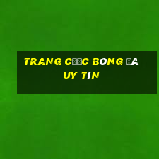 trang cược bóng đá uy tín