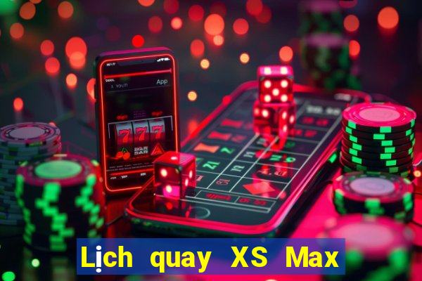 Lịch quay XS Max 3D ngày 1