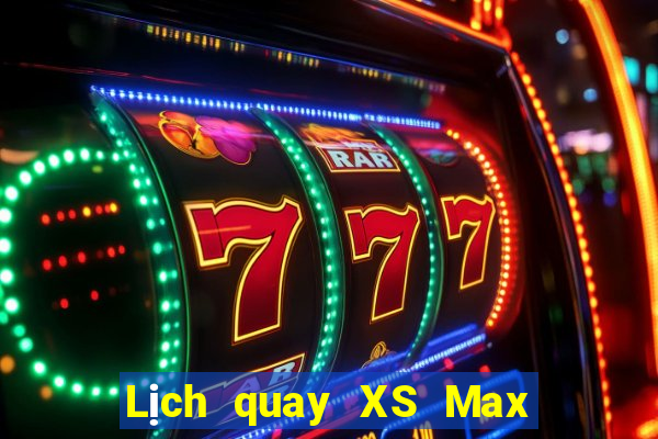 Lịch quay XS Max 3D ngày 1