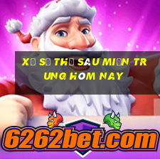 xổ số thứ sáu miền trung hôm nay