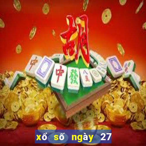 xổ số ngày 27 tháng 10