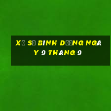 xổ số bình dương ngày 9 tháng 9