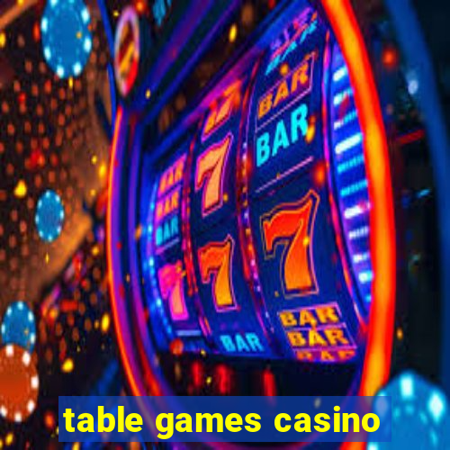 table games casino