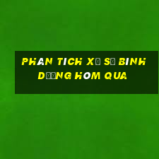 Phân tích xổ số bình dương Hôm qua