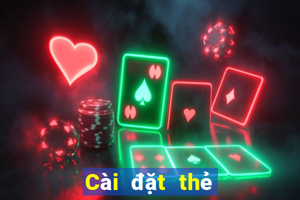 Cài đặt thẻ game bài trắng cừu