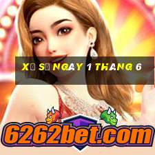 xổ số ngày 1 tháng 6