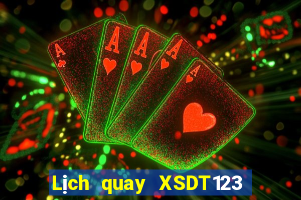 Lịch quay XSDT123 Thứ 6